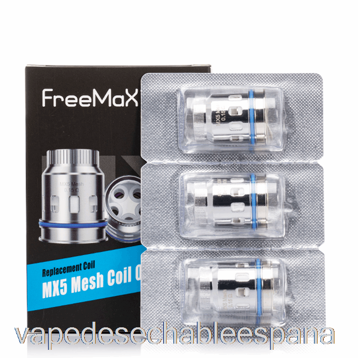 Bobinas De Repuesto Vape Desechables España Freemax Mx Bobinas De Malla 0.15ohm Mx5